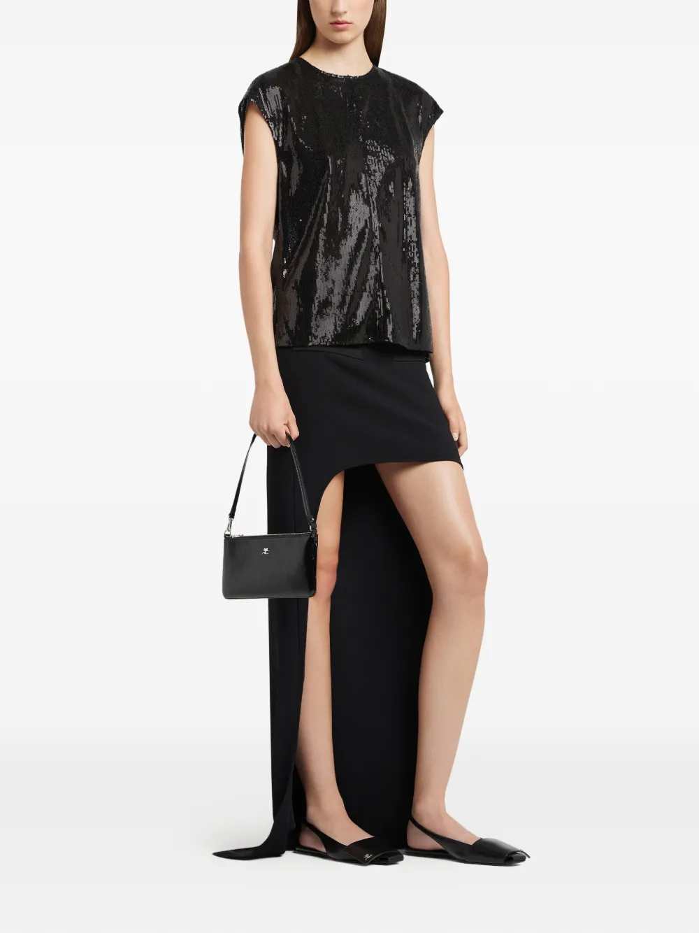 Courreges Women Pouch With Appliqué COURREGES