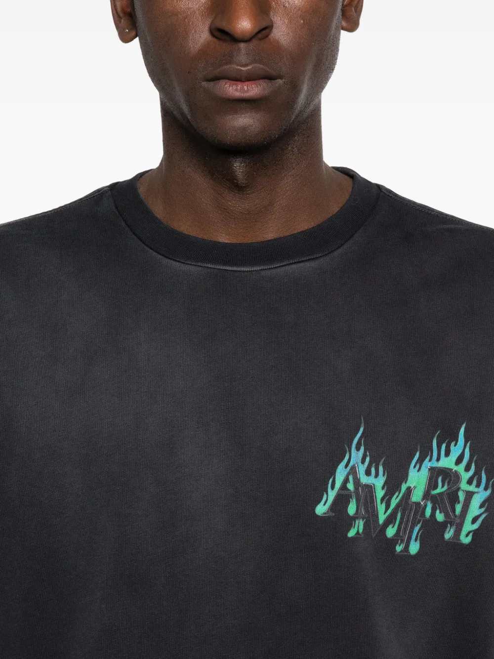 Amiri Men Crew-Neck, Short-Sleeved T-Shirt AMIRI