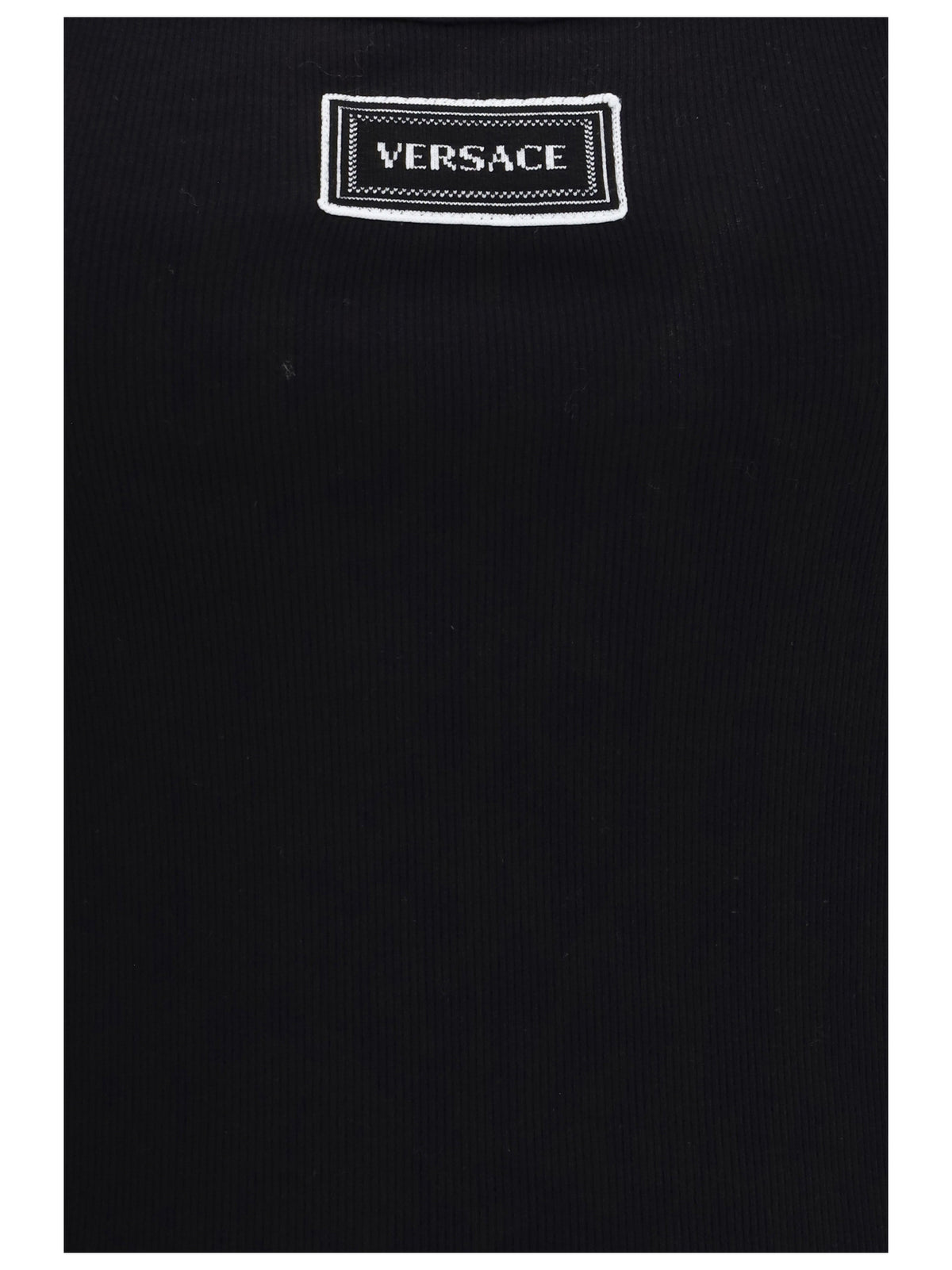 Versace Women Tank Top In Cotton Rib Stretch VERSACE