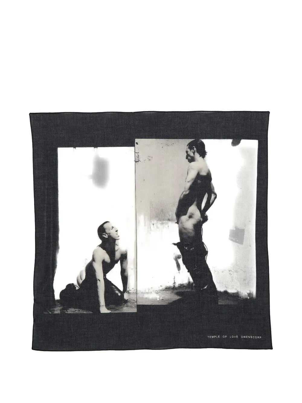 Rick Owens Drkshdw Men Scarf With Graphic Details RICK OWENS