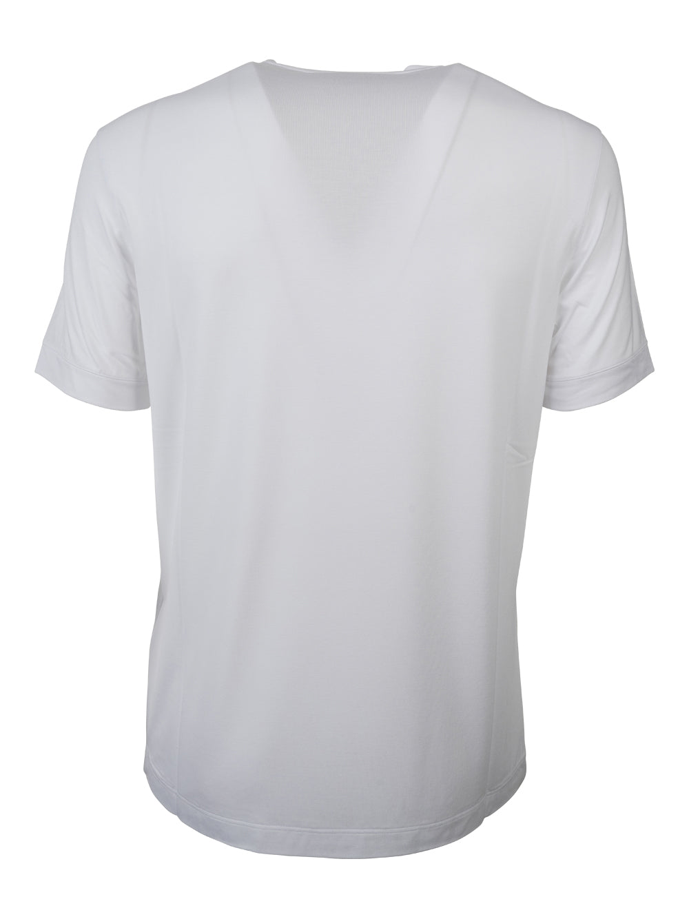 Giorgio Armani Men Asv Stretch-Viscose T-Shirt With Signature Logo GIORGIO ARMANI