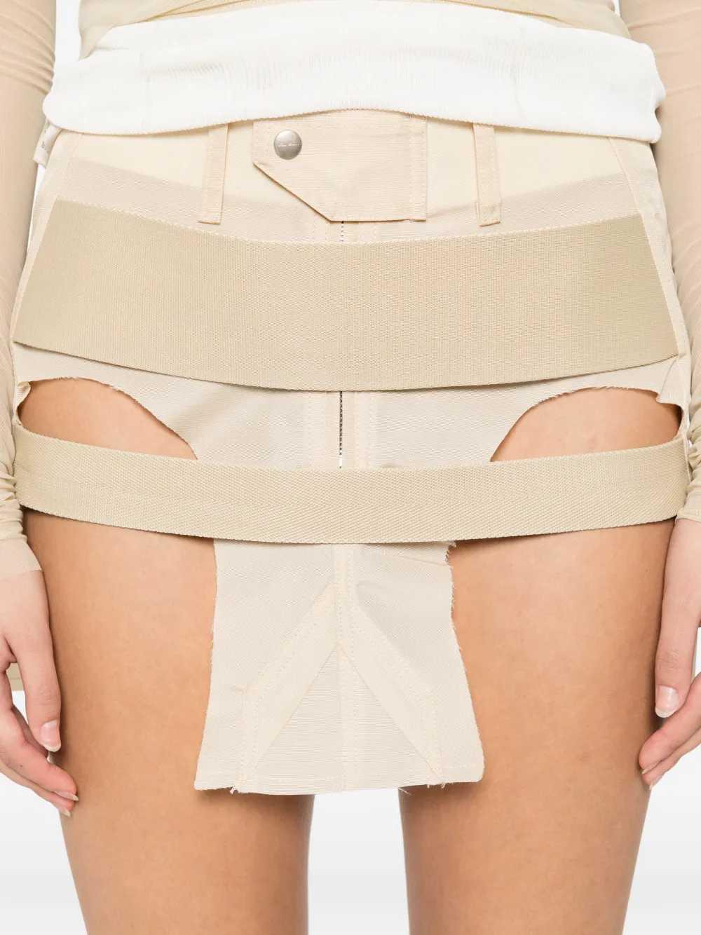 Rick Owens Women Skirt With Layered Straps And Temple Cutout RICK OWENS