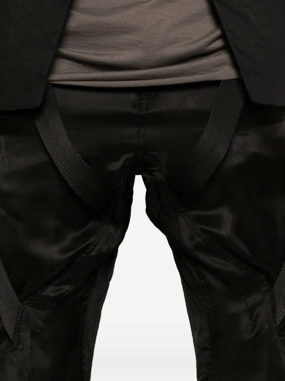 Rick Owens Men Megastrapped Bib Pants RICK OWENS