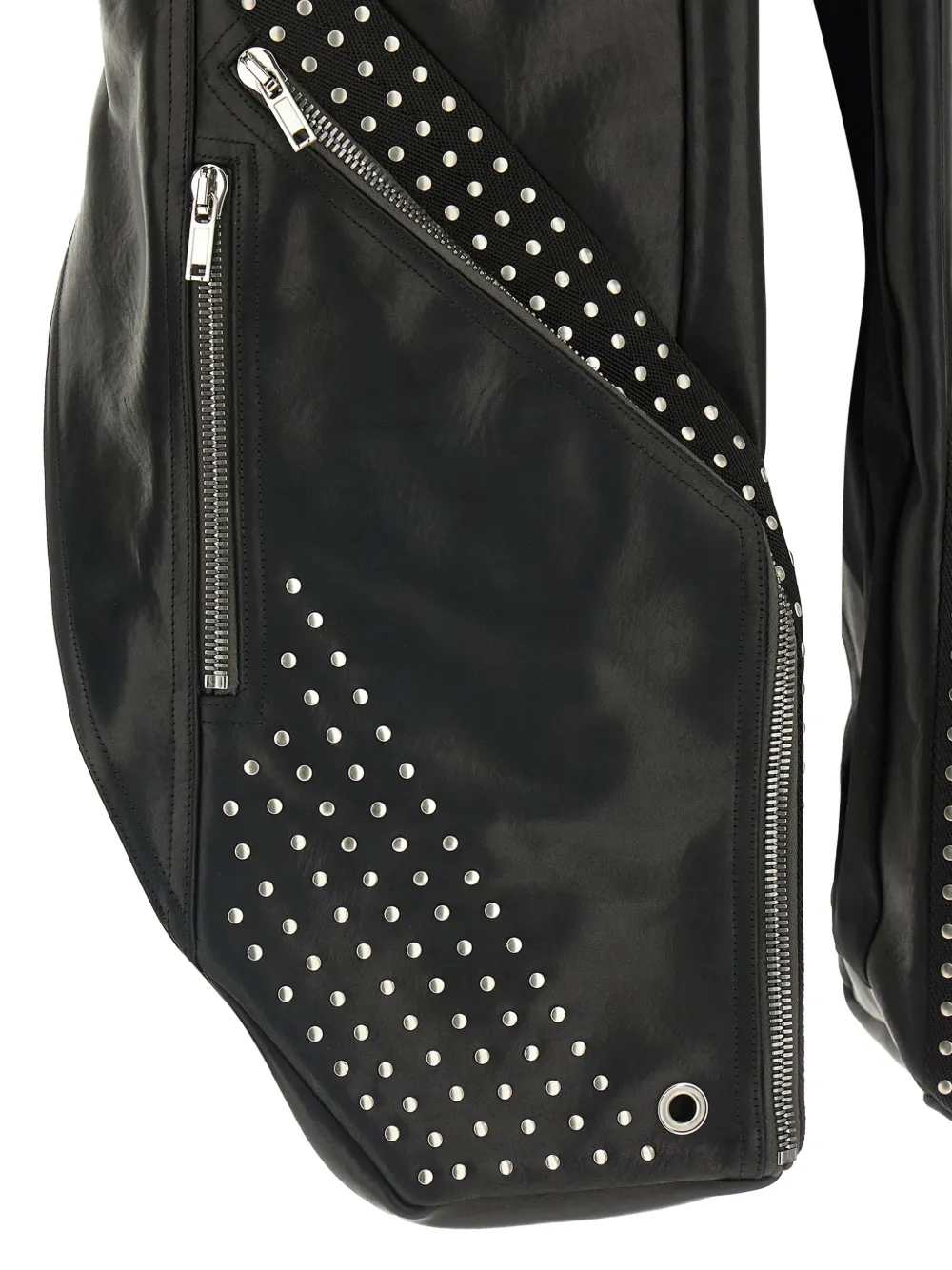 Rick Owens Men Temple Leather Vest RICK OWENS