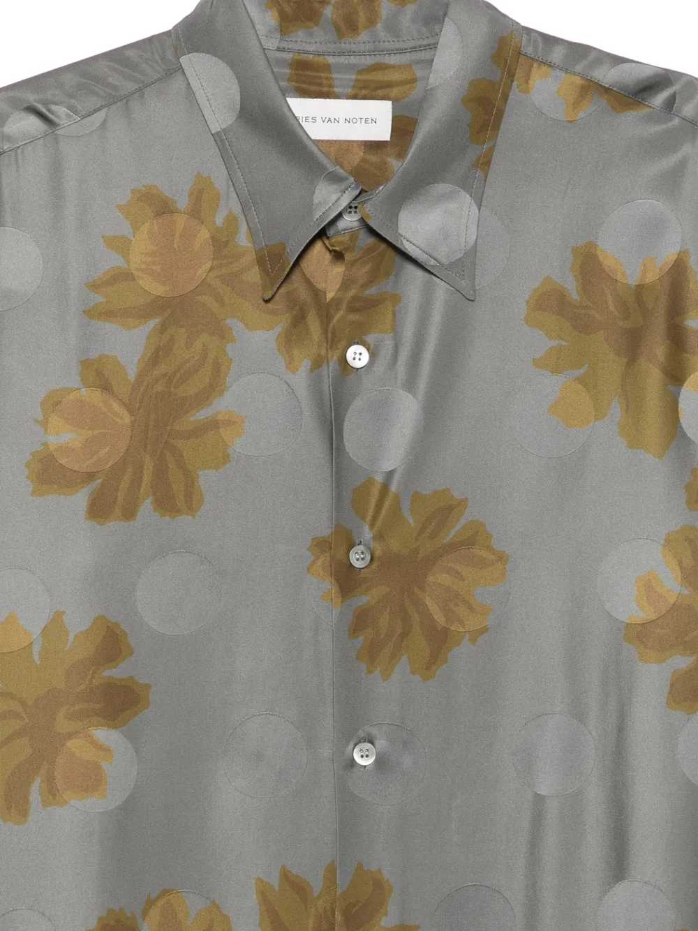 Dries Van Noten Men Floral Polka Dot Shirt DRIES VAN NOTEN