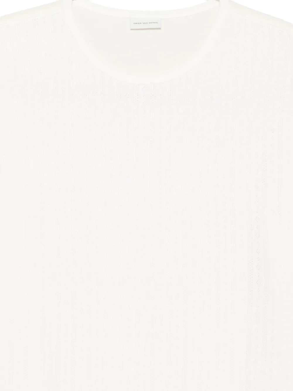 Dries Van Noten Men Perforated T-Shirt DRIES VAN NOTEN