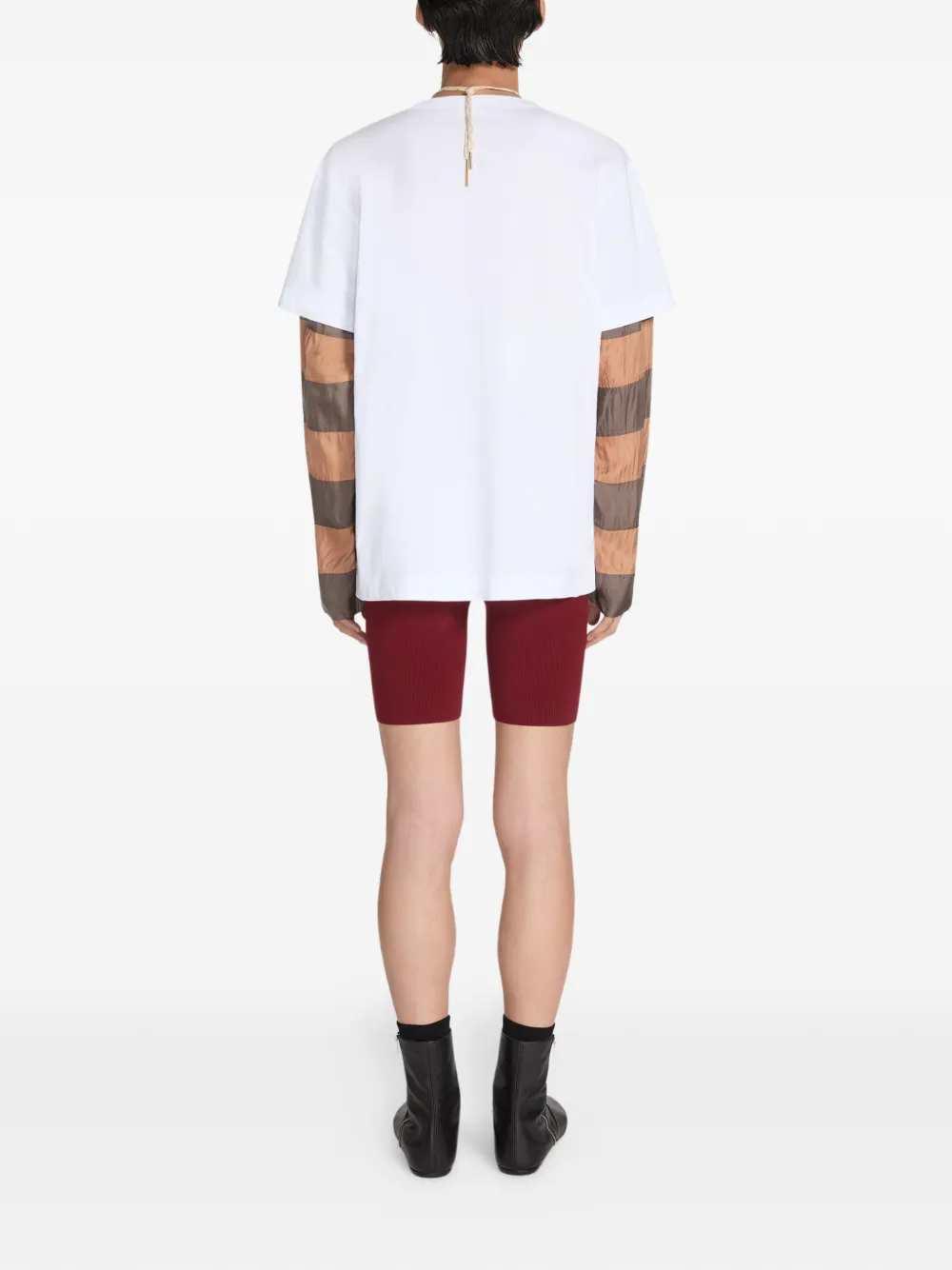 Dries Van Noten Men T-Shirt With Contrasting Sleeves DRIES VAN NOTEN