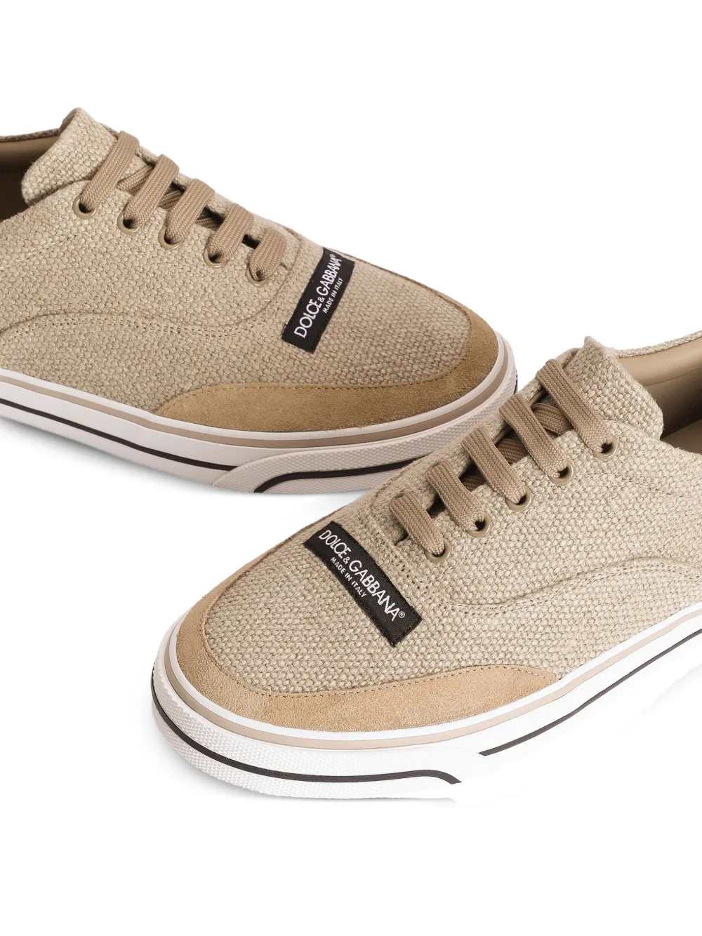 Dolce & Gabbana Men Dg Sailing Linen Sneakers DOLCE & GABBANA