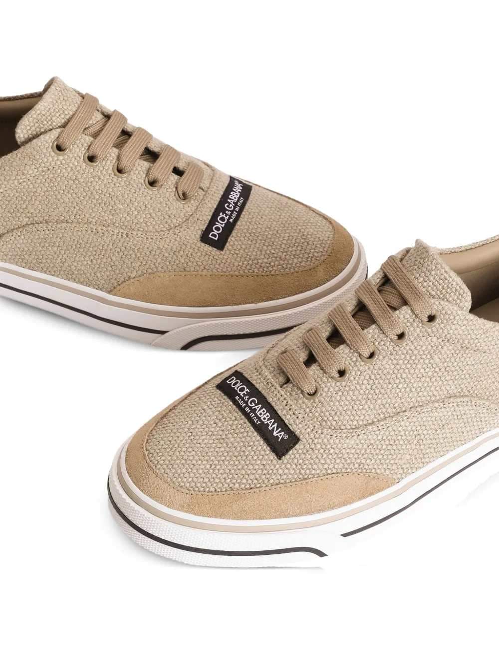 Dolce & Gabbana Men Dg Sailing Linen Sneakers DOLCE & GABBANA