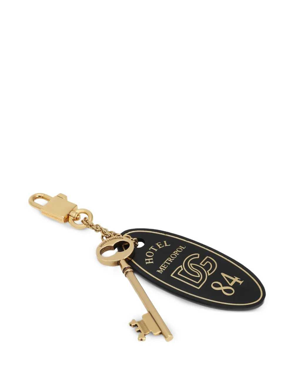 Dolce & Gabbana Women Keychain With Logo Appliqué DOLCE & GABBANA