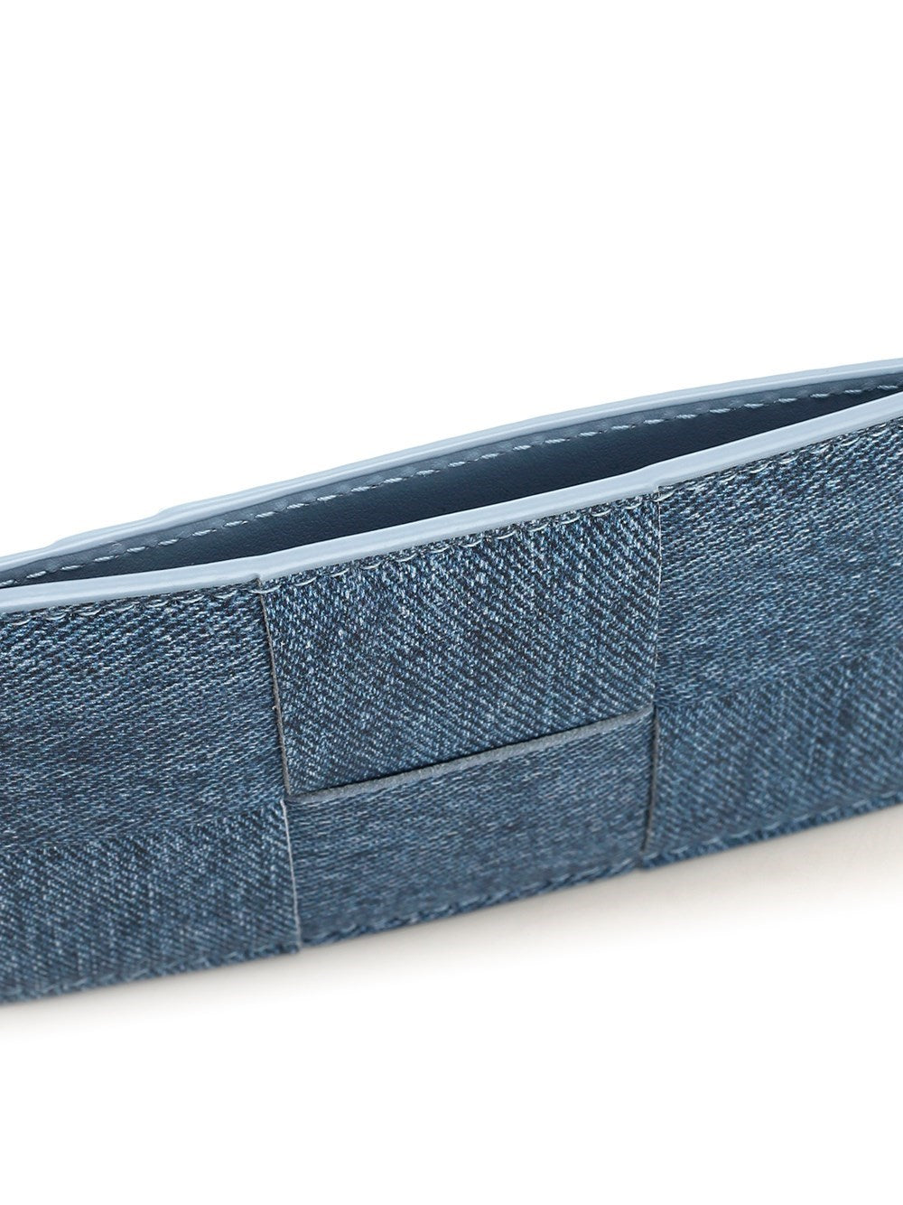 Bottega Veneta Men "Cassette" Card Holder In Denim BOTTEGA VENETA