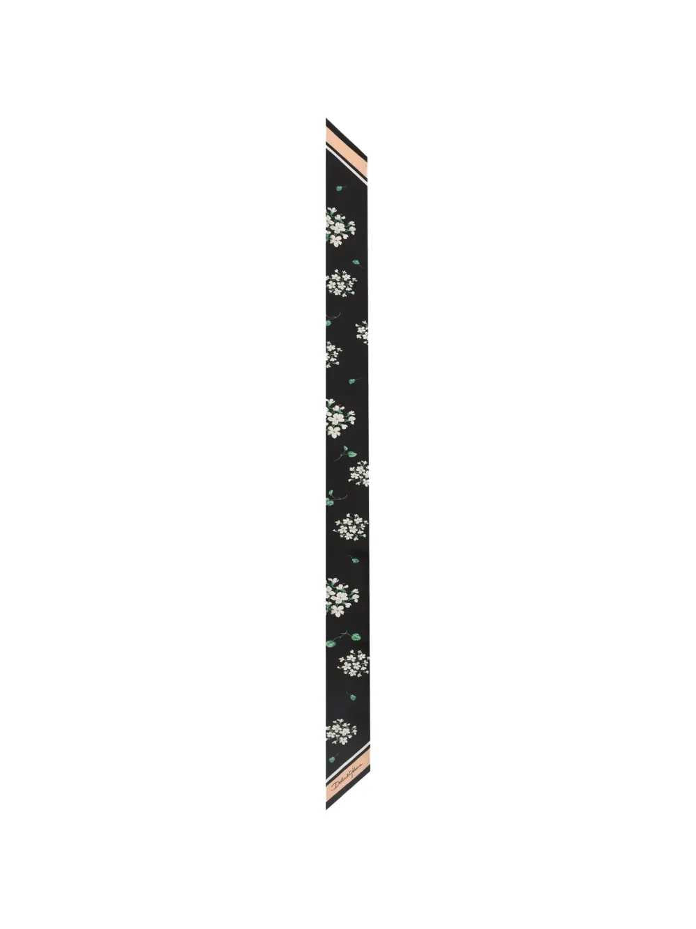 Dolce & Gabbana Women Geranium-Print Silk Twill Scarf, 6X100 Cm DOLCE & GABBANA