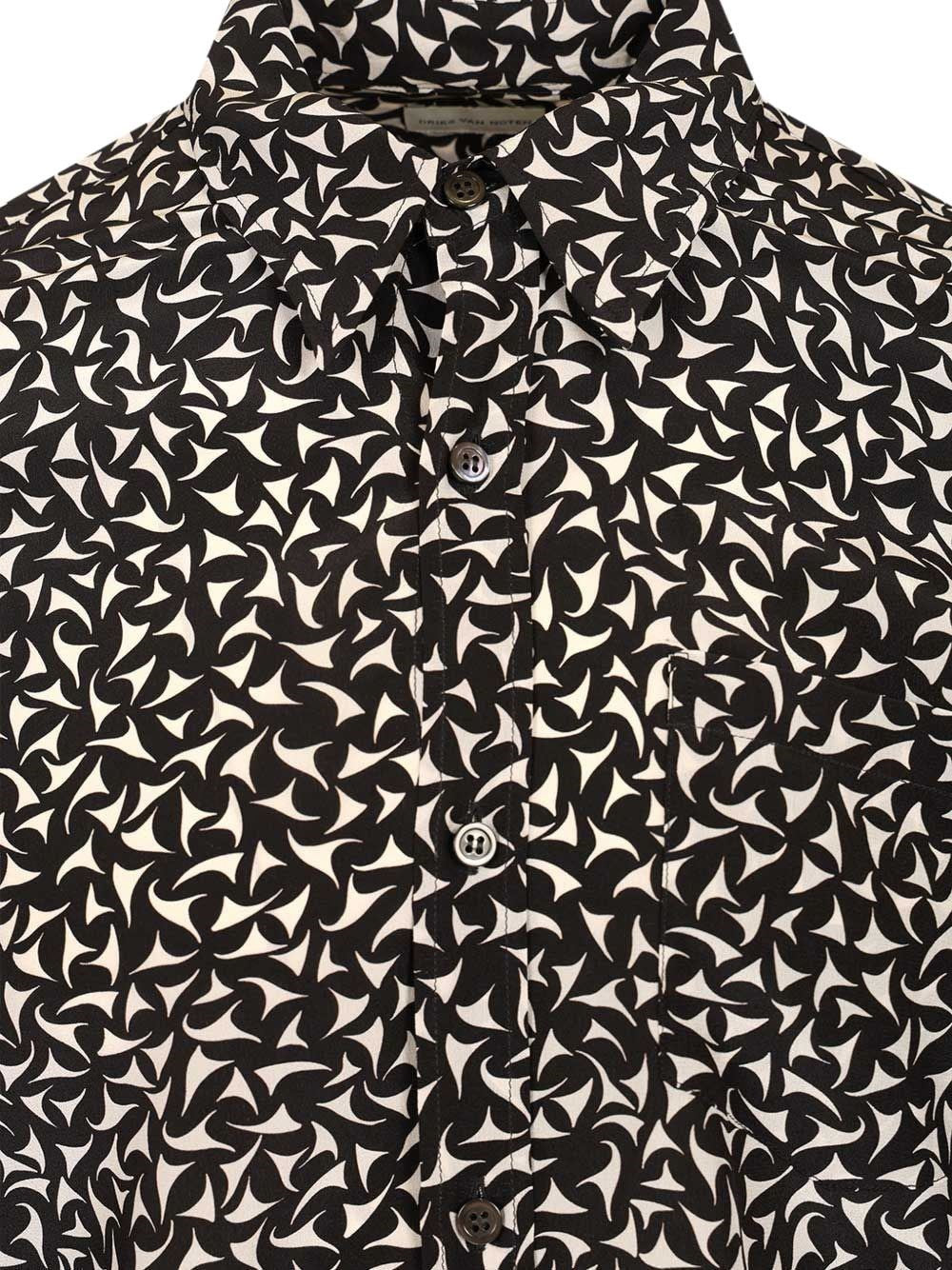 Dries Van Noten Men Silk Shirt DRIES VAN NOTEN
