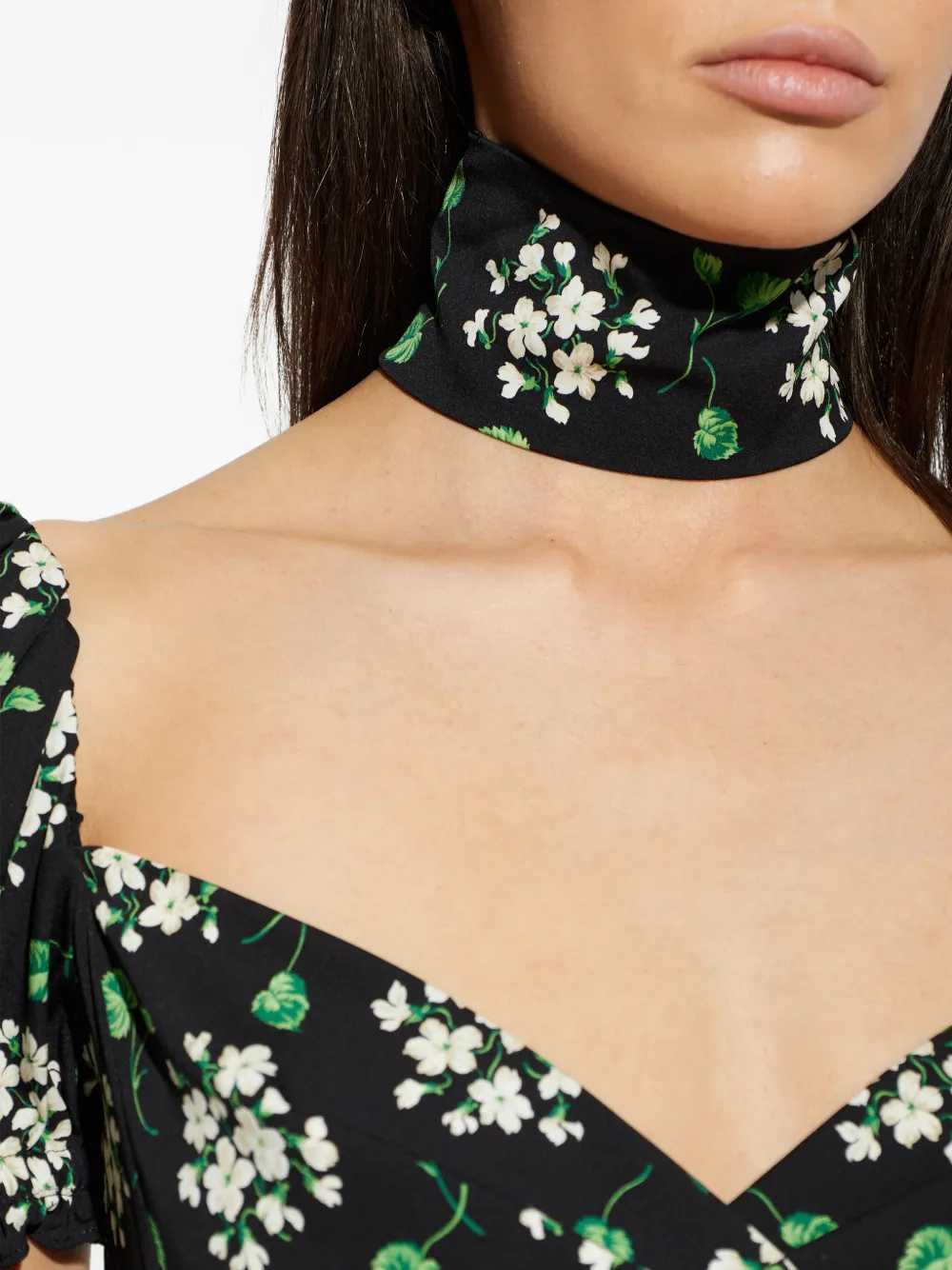 Dolce & Gabbana Women Floral Mini Dress With Puff Sleeves DOLCE & GABBANA