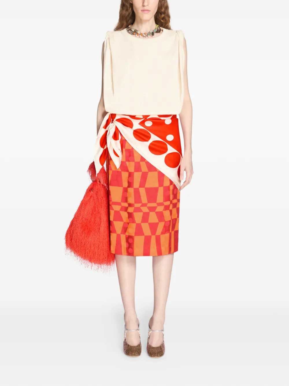 Dries Van Noten Women Multi-Color Patchwork Heel DRIES VAN NOTEN