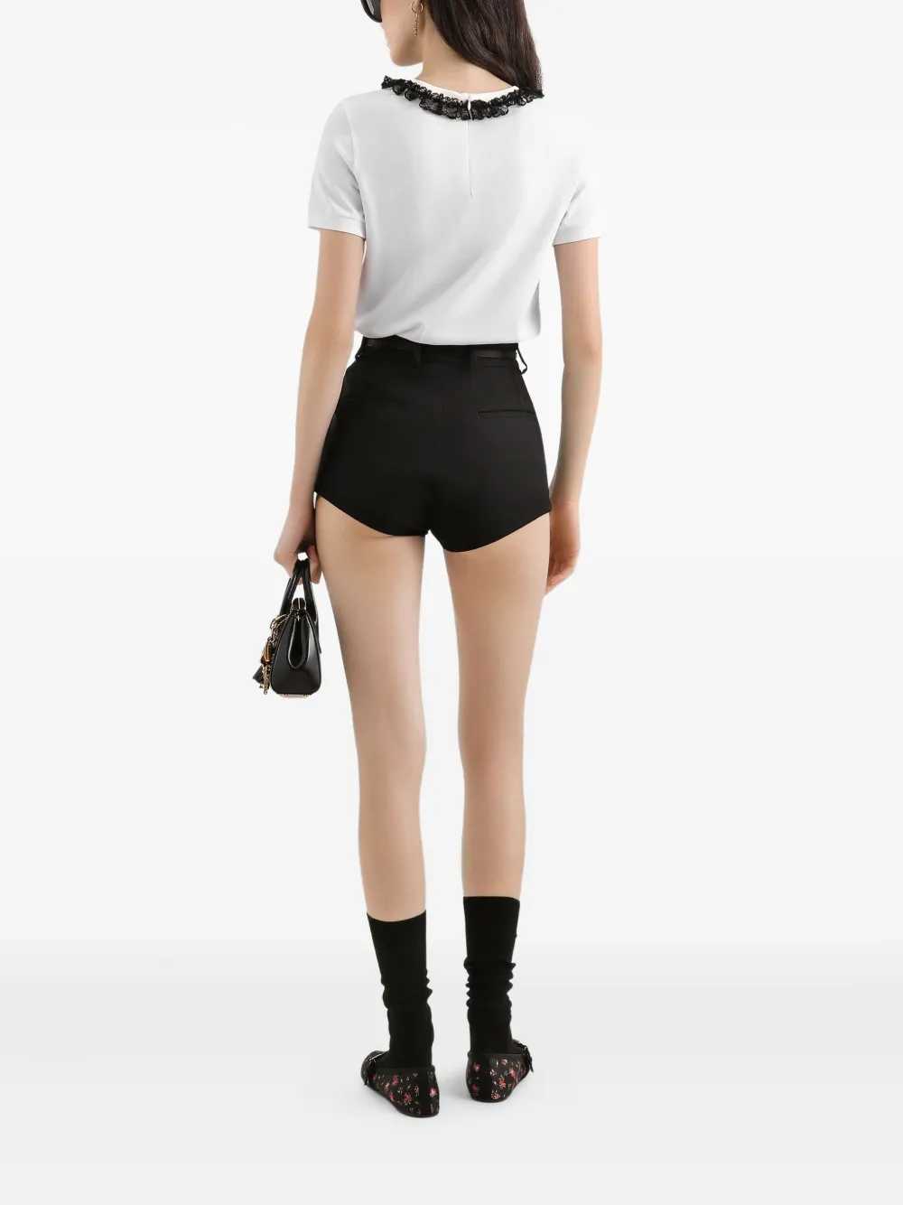 Dolce & Gabbana Women Ruffled T-Shirt
