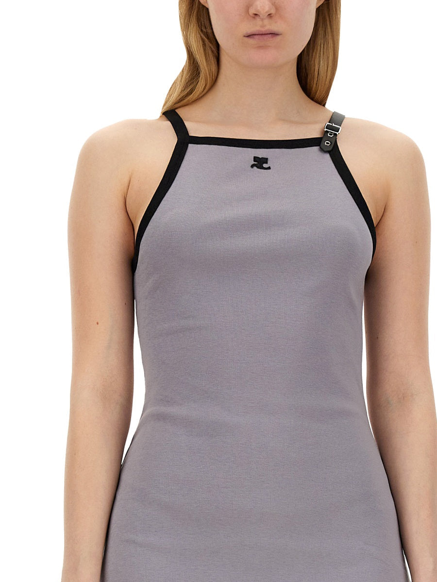 Courreges Women Dress With Logo COURREGES