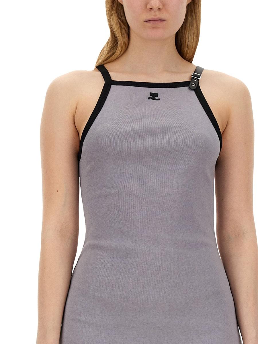 Courreges Women Dress With Logo COURREGES