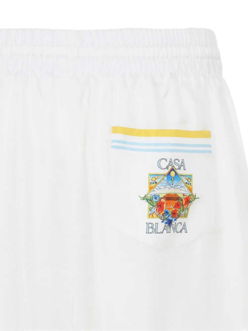 Casablanca Men Silk Shorts CASABLANCA