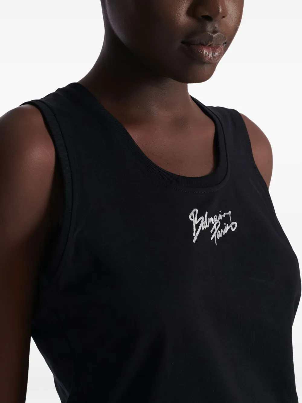 Balmain Women Logo Print Top BALMAIN