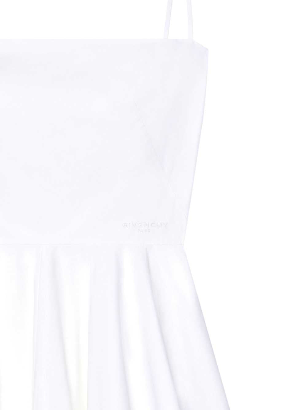 Givenchy Women Poplin Mini Dress With Slit GIVENCHY