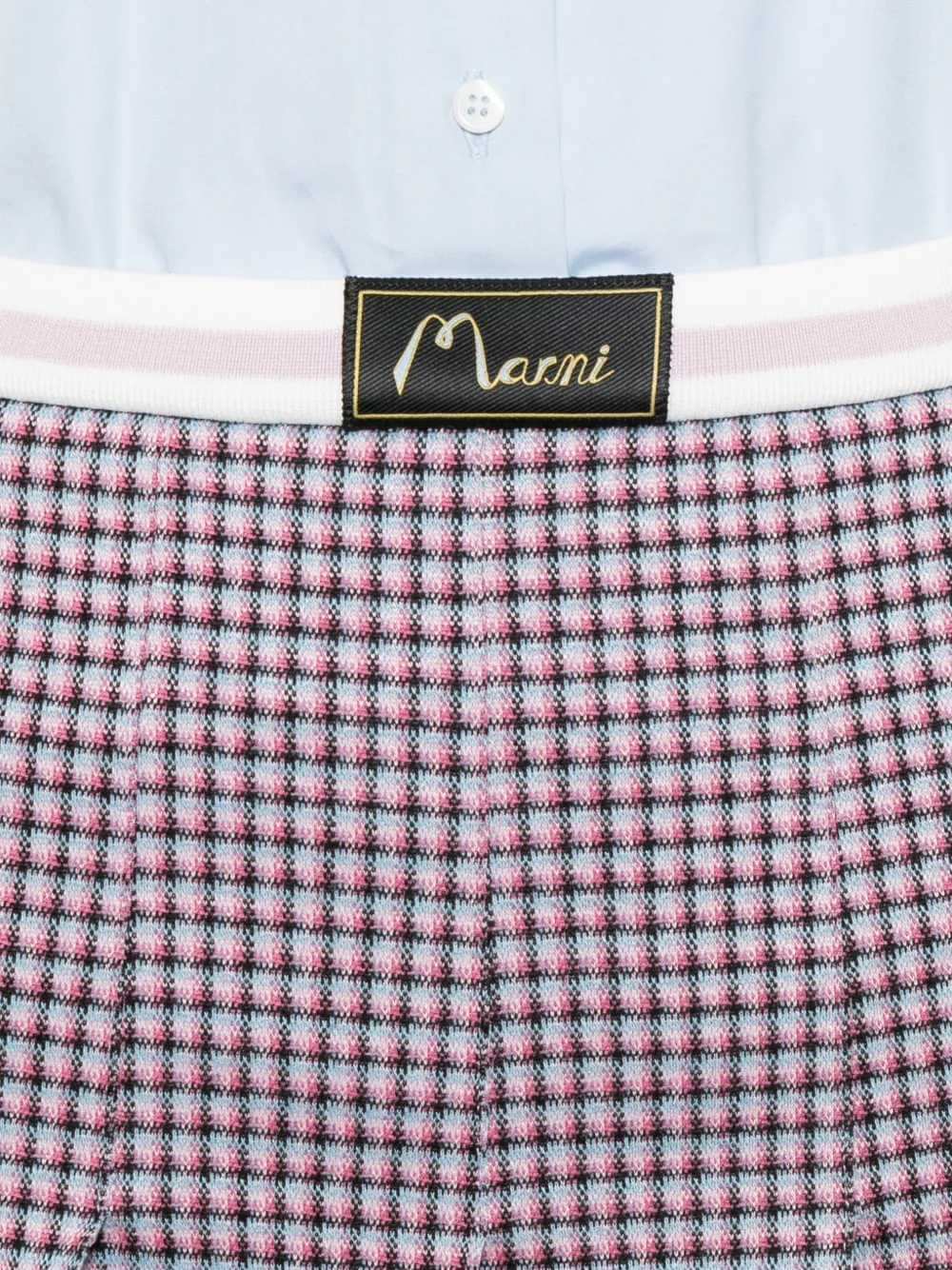 Marni Women Plaid Pleated Skirt MARNI