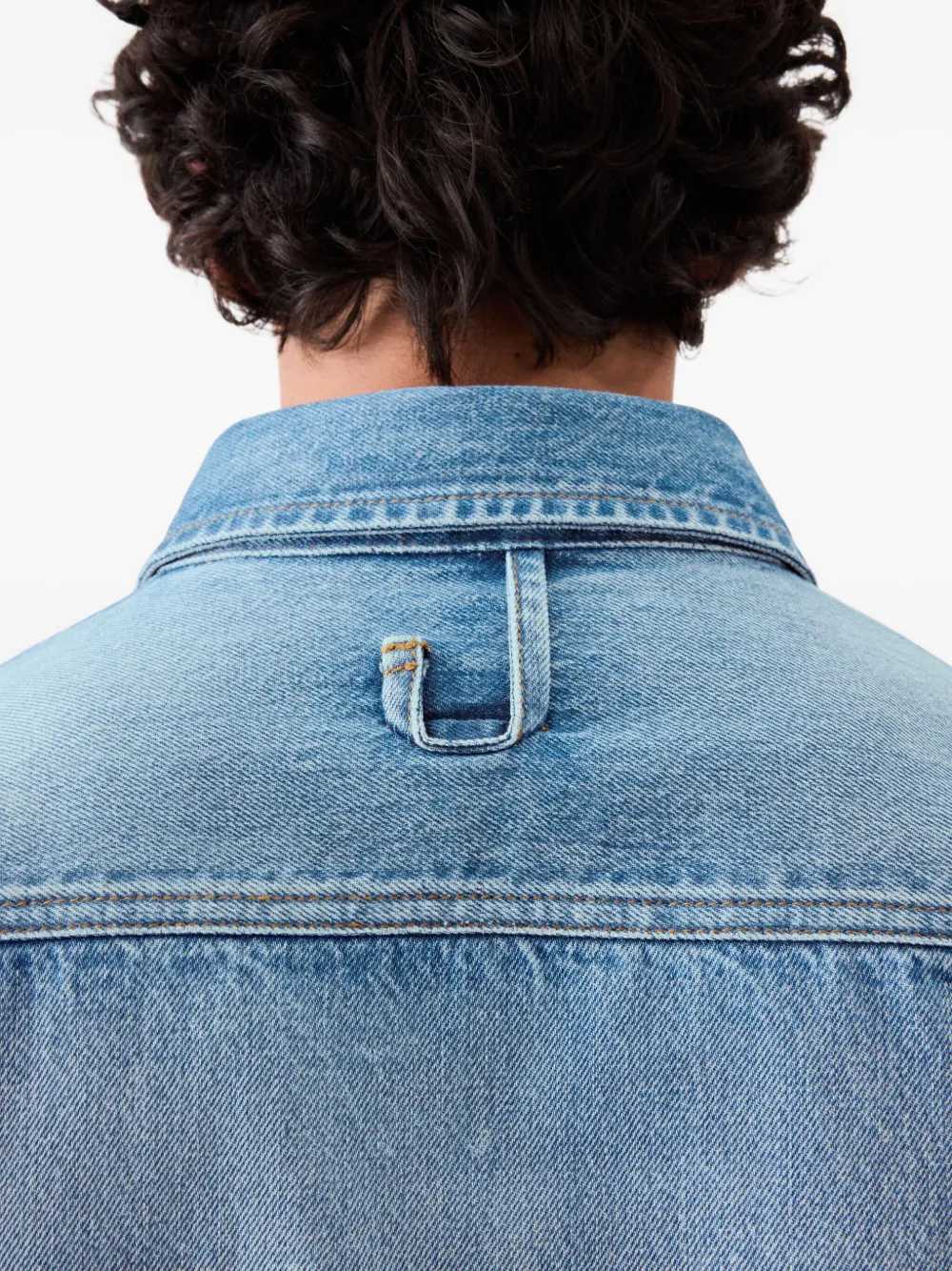 Jacquemus Men Button-Down Denim Shirt JACQUEMUS