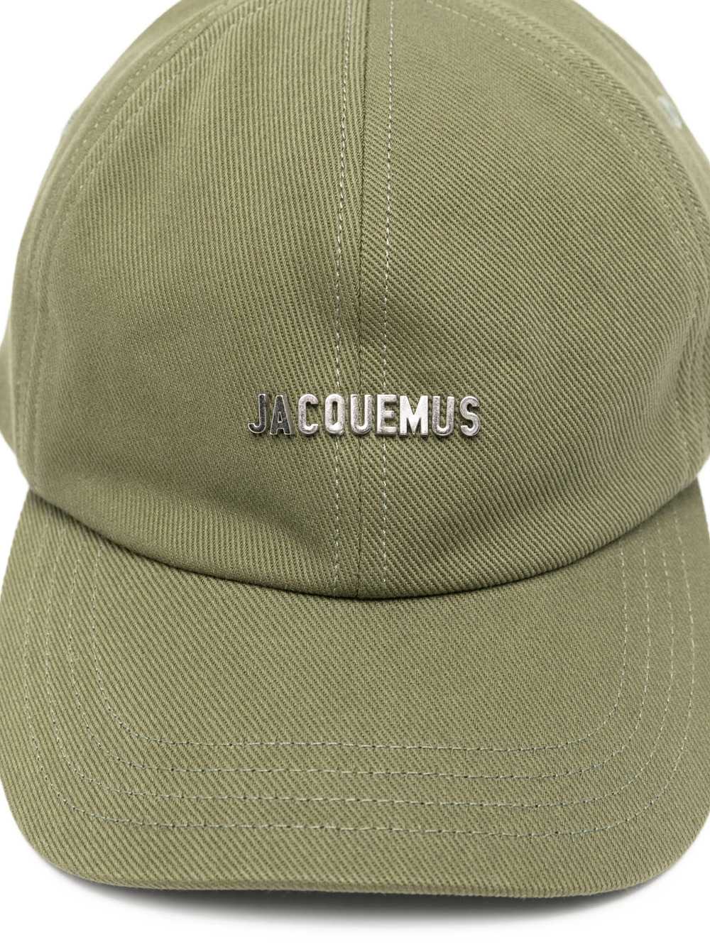 Jacquemus Men Cotton Baseball Cap With Logo JACQUEMUS