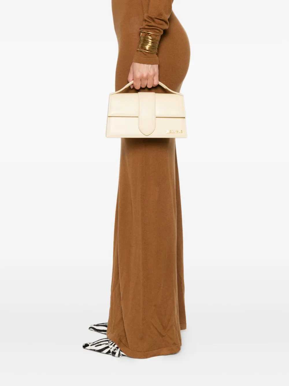 Jacquemus Women The Big Bambino Leather Tote Bag JACQUEMUS