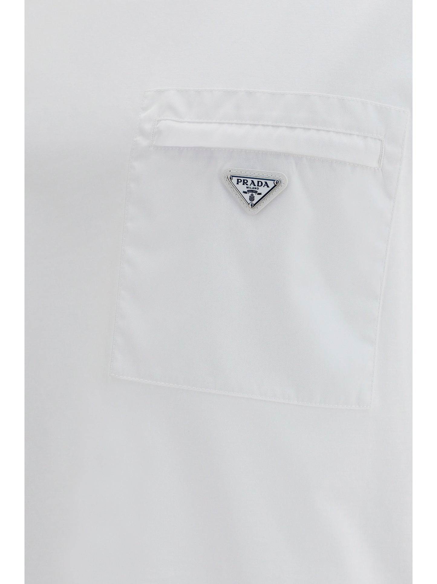 Prada Men Pocket T-Shirt With Logo PRADA