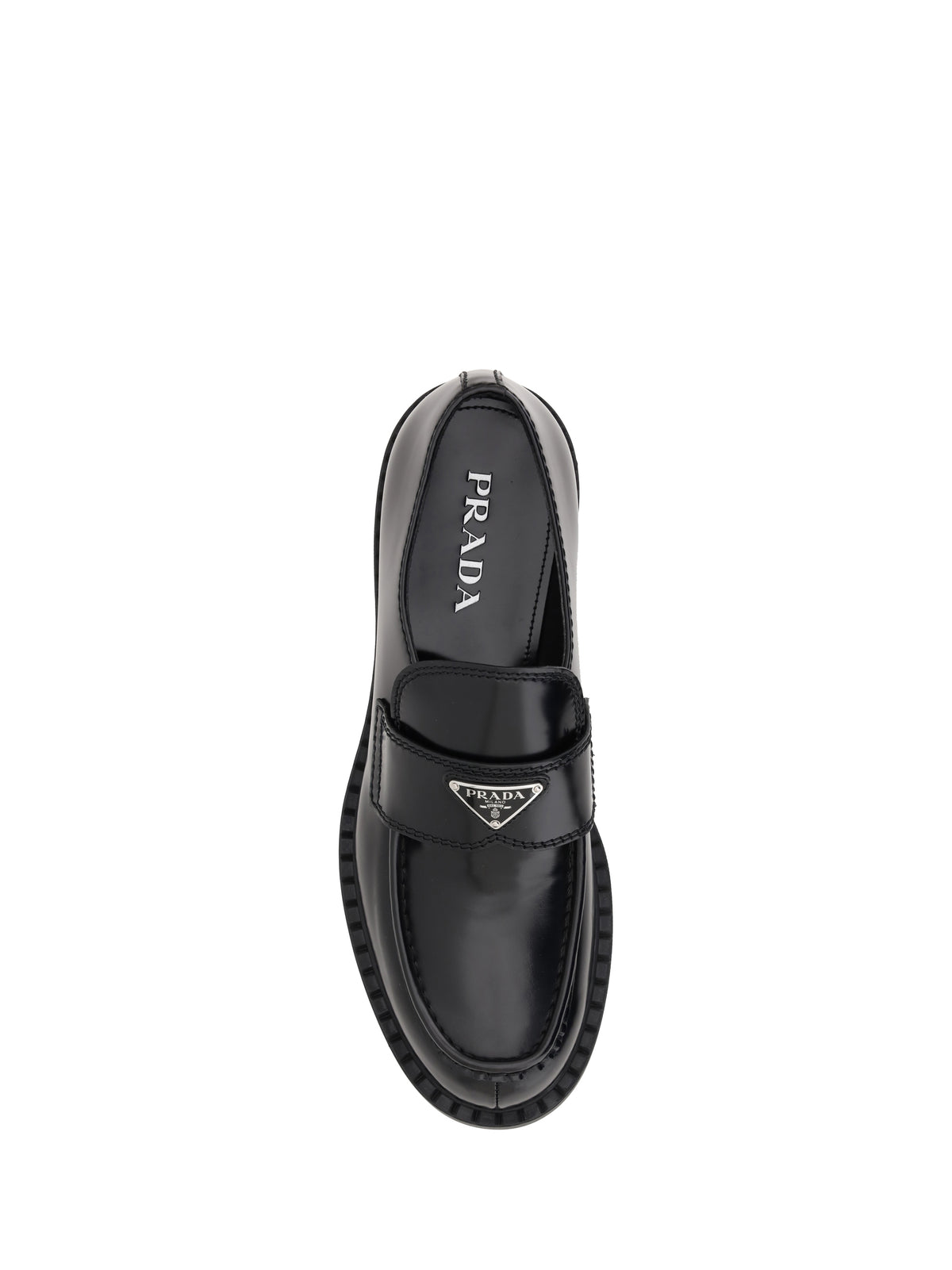 Prada Men Leather Loafers PRADA