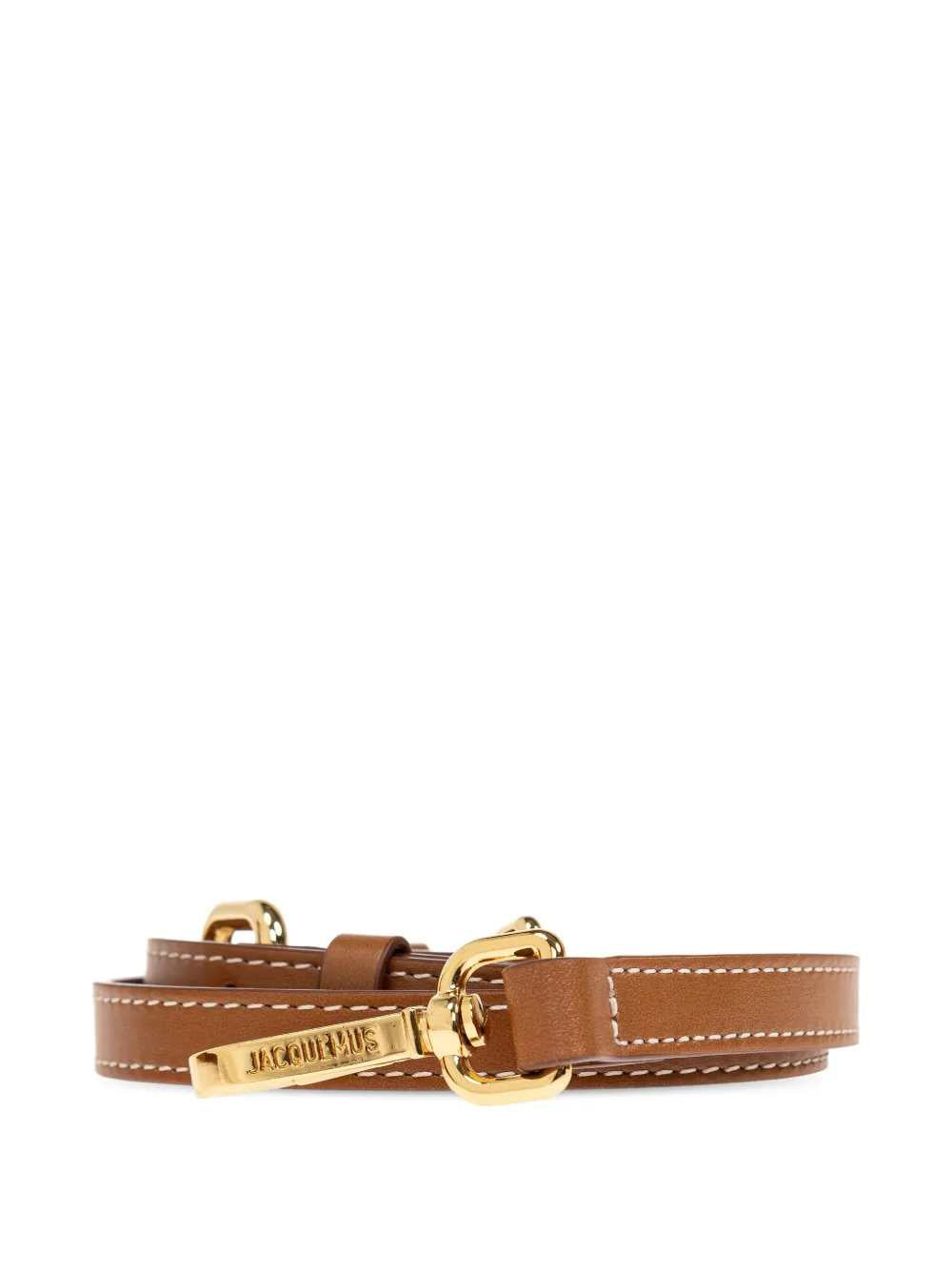 Jacquemus Women Big Bambino Leather Top Handle Bag JACQUEMUS