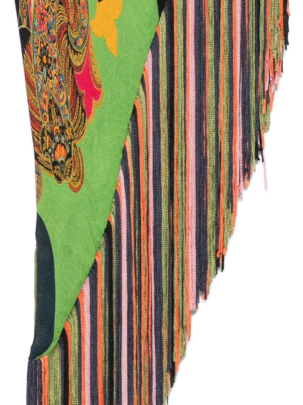 Etro Women Fringed Scarf With Paisley Print ETRO