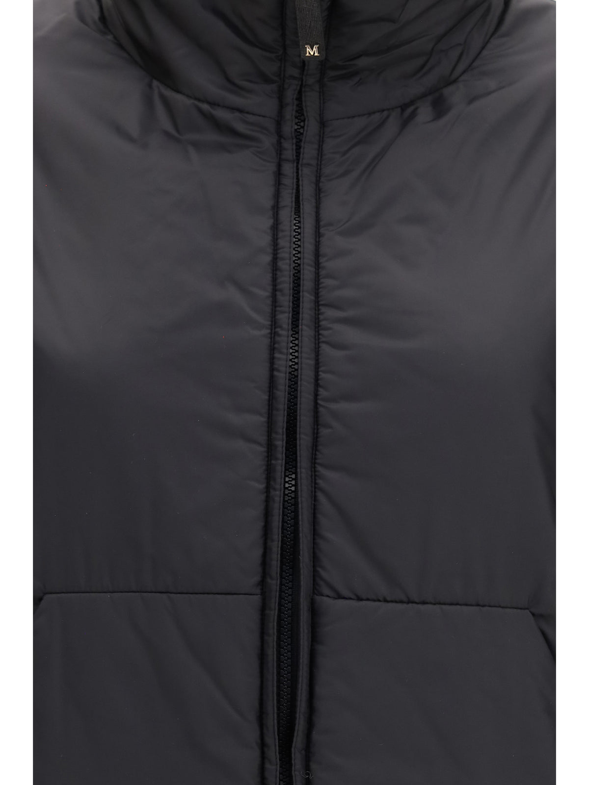Max Mara The Cube Women Short Padded Jacket In Water Repellent Canvas