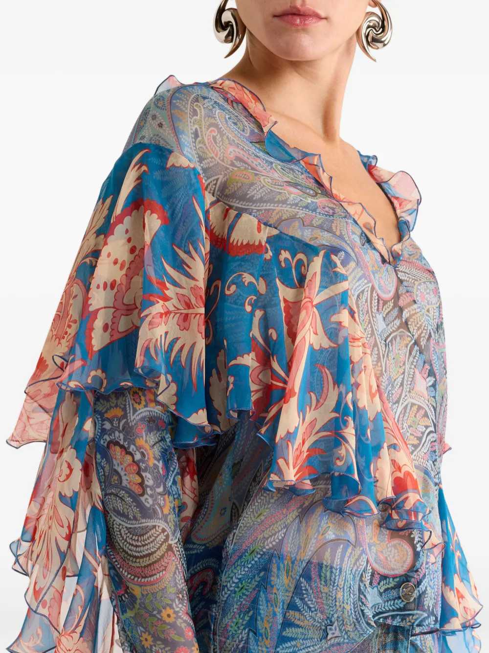 Etro Women Ruffled Blouse ETRO