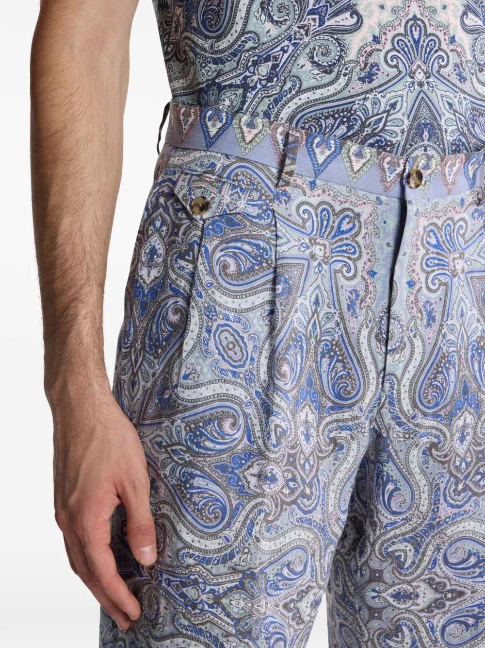 Etro Men Paisley Print Shorts ETRO