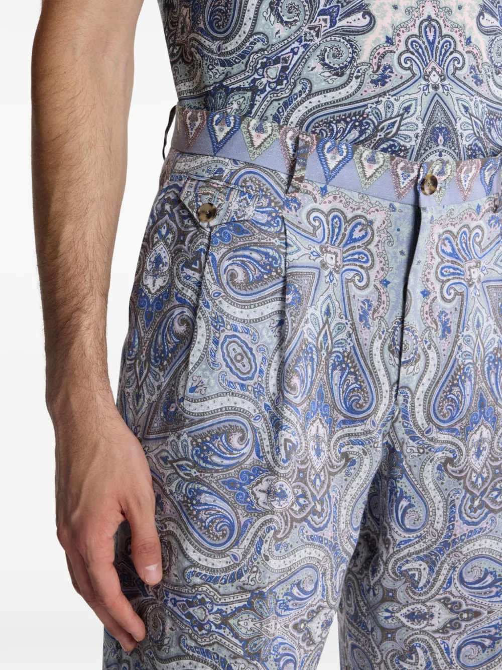 Etro Men Paisley Print Shorts ETRO