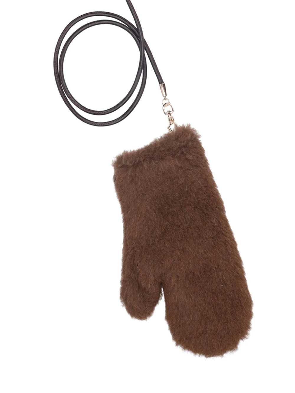 Max Mara Women Mxaombrato4 Brown Gloves MAX MARA