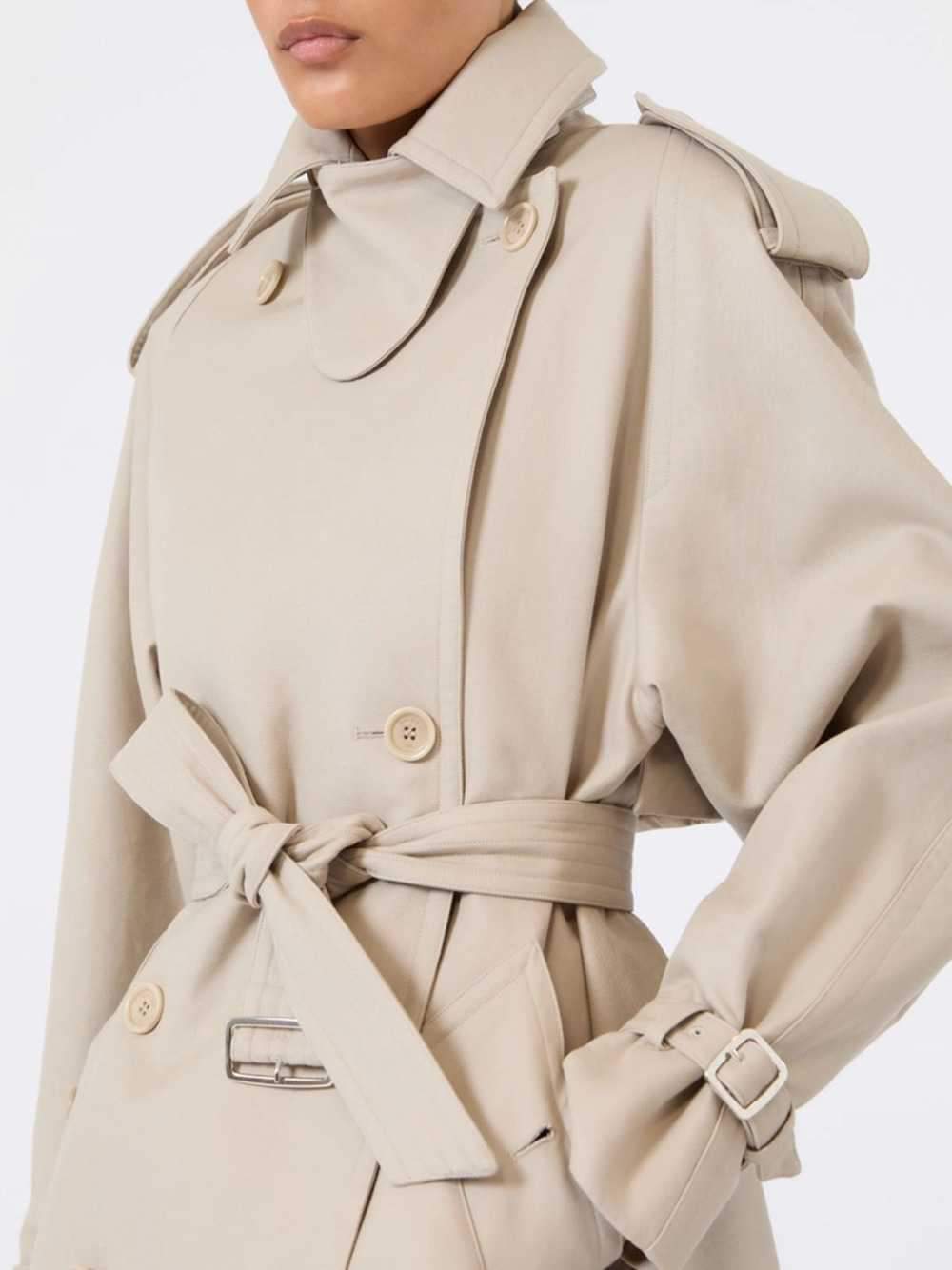 Max Mara Women Short Cotton Duster Coat - Sand MAX MARA