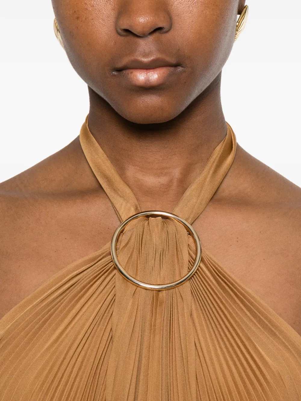 Max Mara Women Mxevalzer Ring-Pleated Top MAX MARA