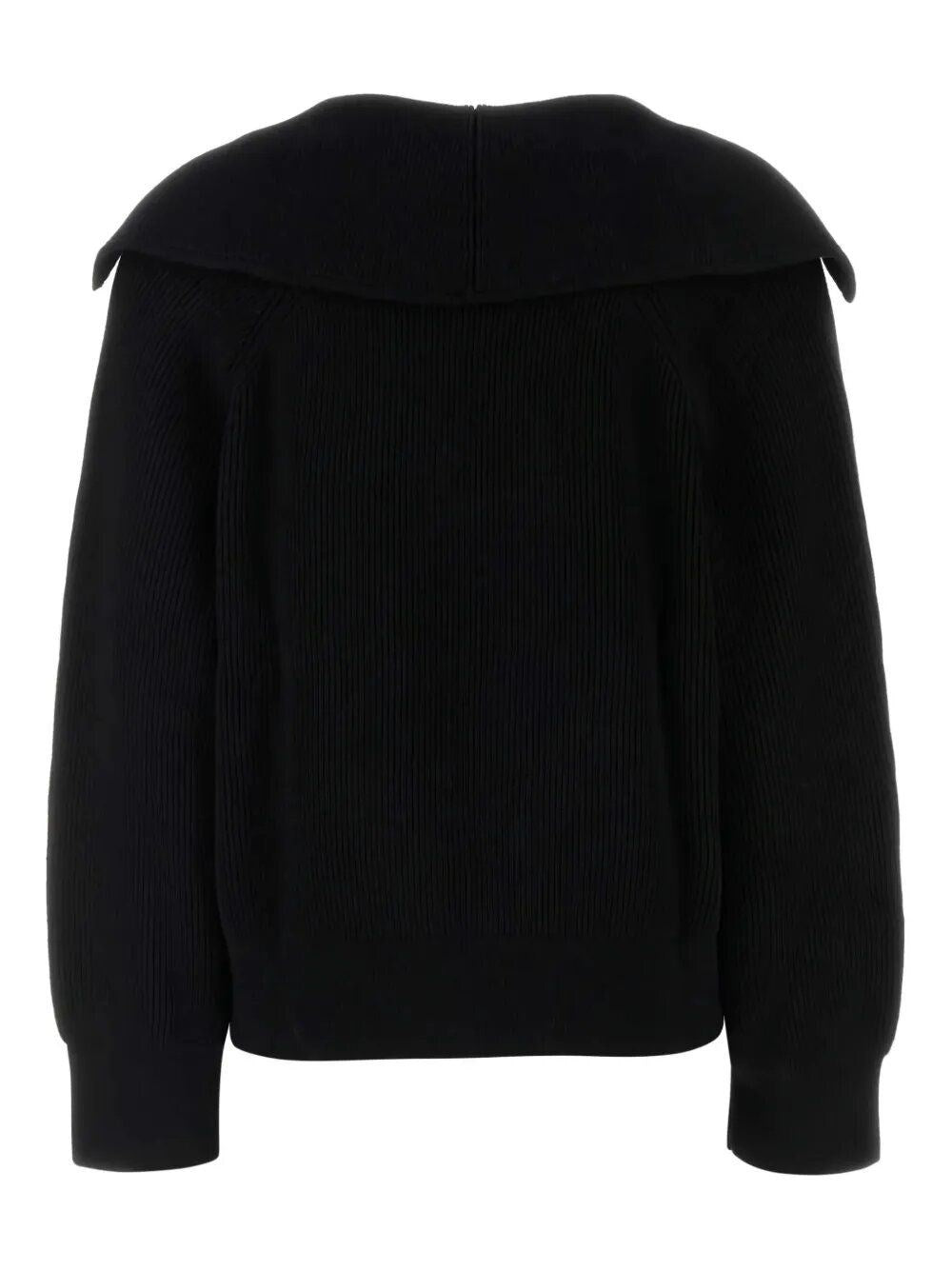 Bottega Veneta Women English Ribbed Cotton Sweater BOTTEGA VENETA