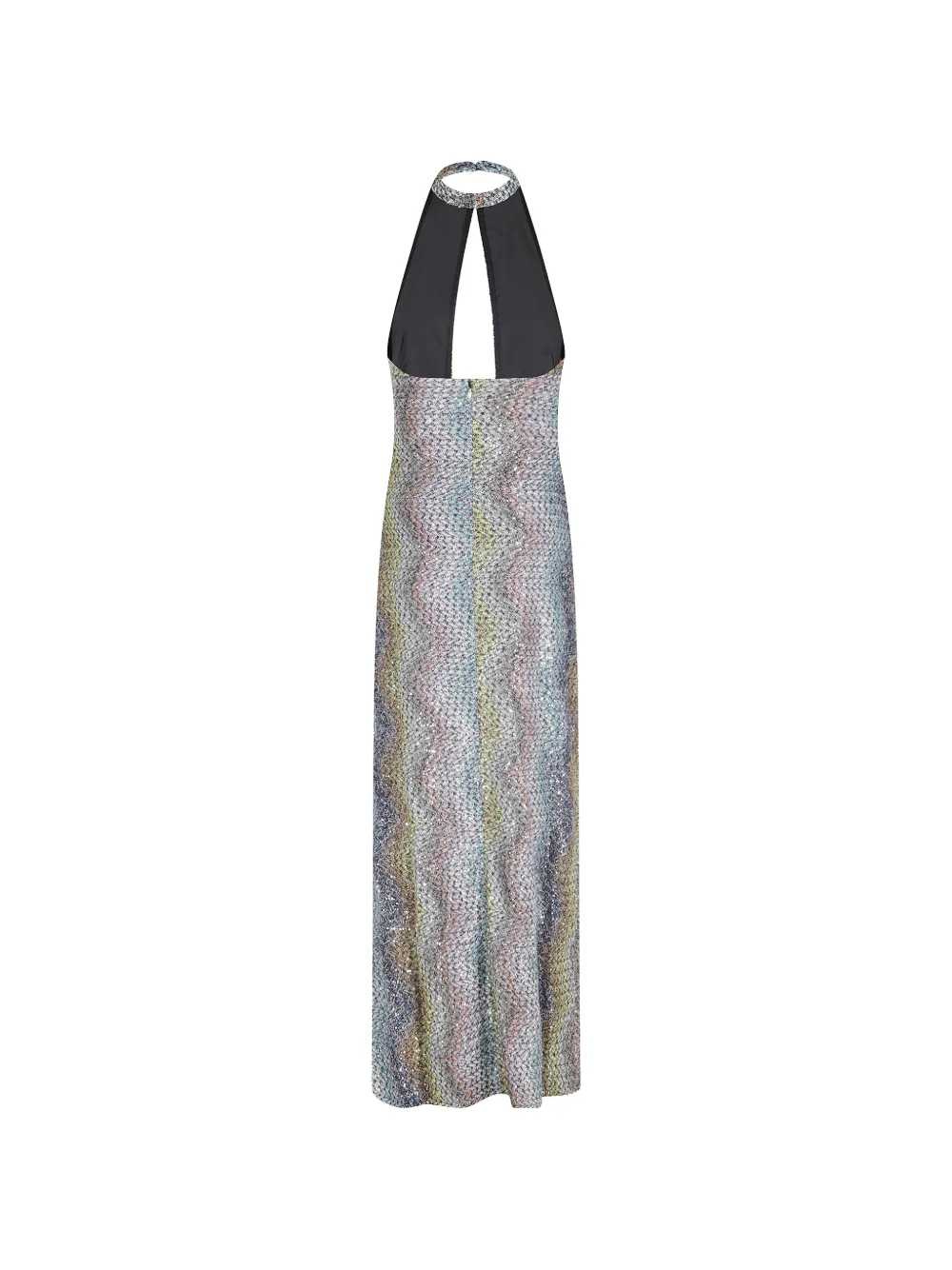 Missoni Women Long Lamé Dress With Sequins And Cutouts MISSONI