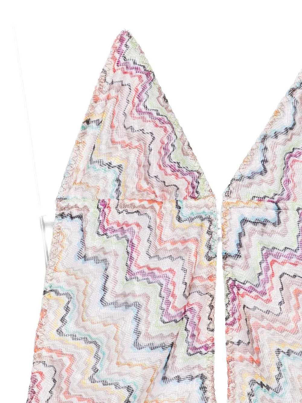 Missoni Women Halterneck Swimsuit With Zigzag Knit MISSONI