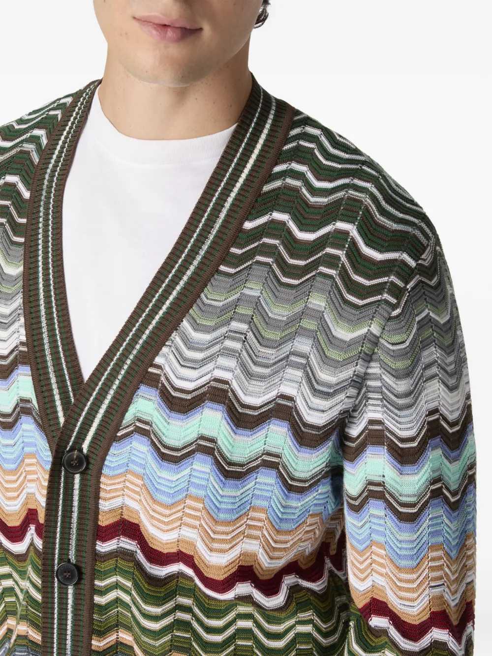 Missoni Men Zigzag Cardigan MISSONI