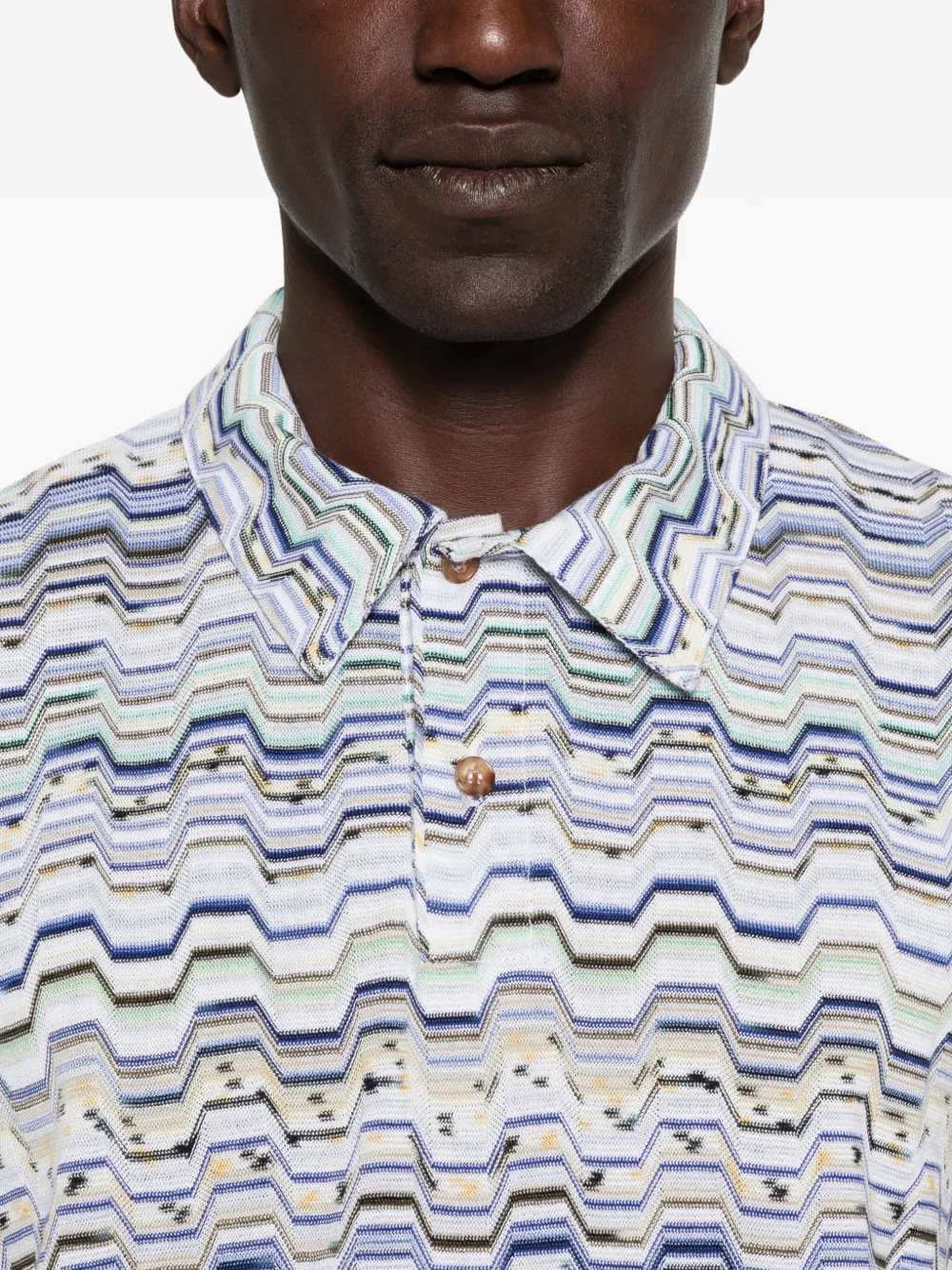 Missoni Men Zigzag Polo MISSONI