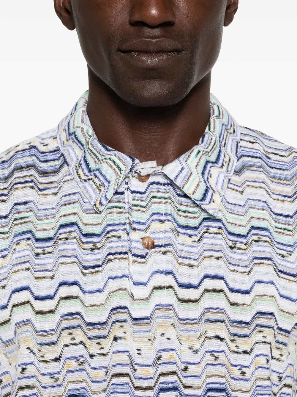 Missoni Men Zigzag Polo MISSONI