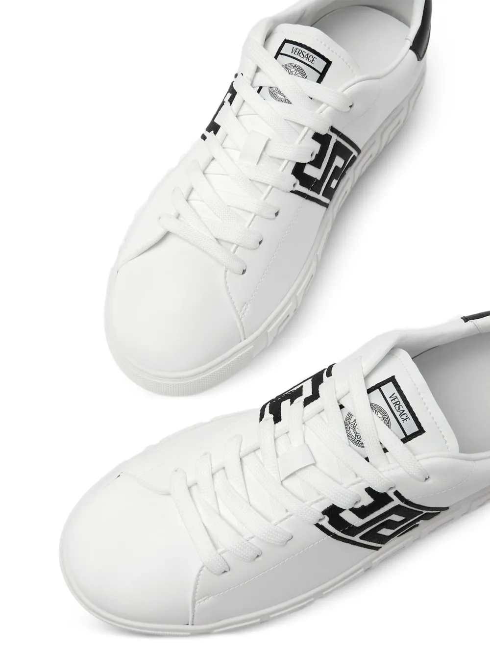 Versace Men Greca Embroidered Sneakers VERSACE