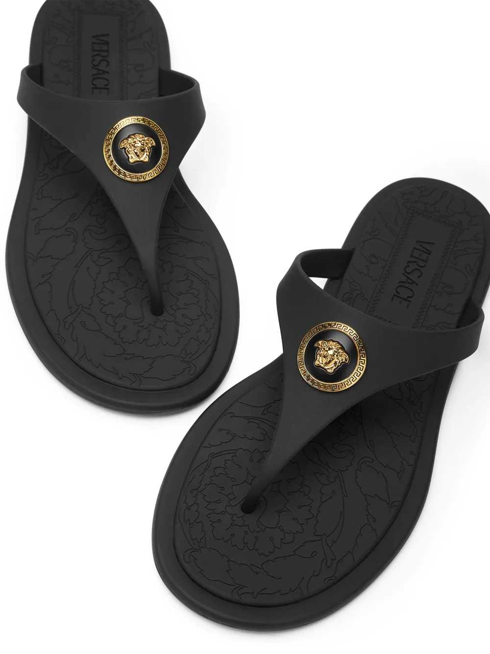 Versace Women Alia Flat Sandals VERSACE