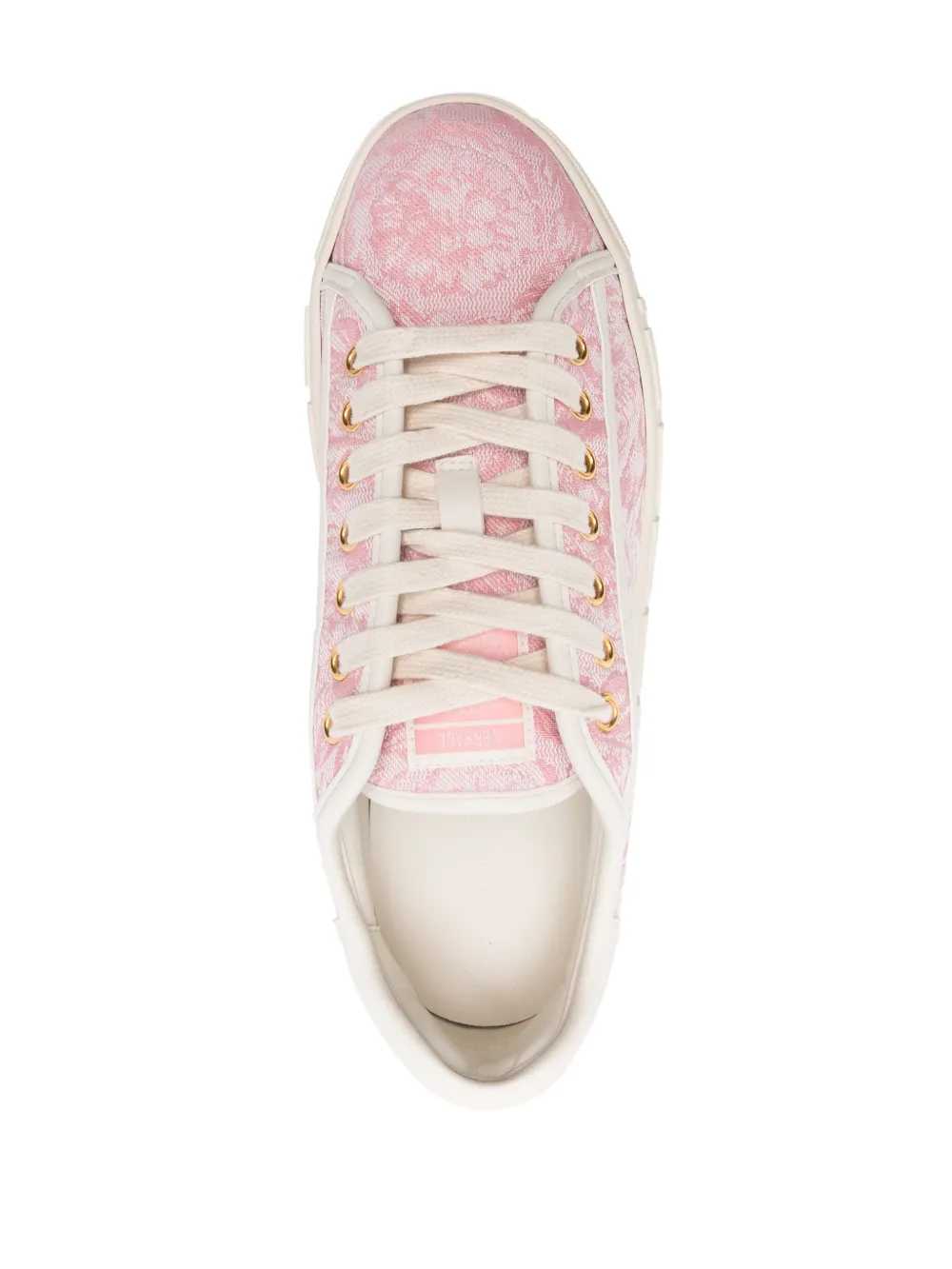Versace Women Greek Key Baroque Sneakers VERSACE