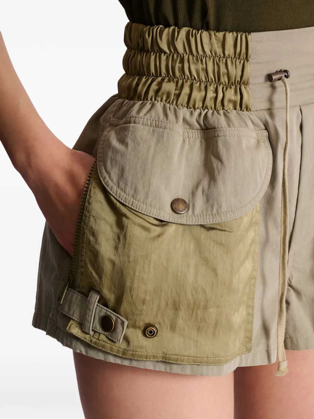 Balmain Women Cargo Shorts With Elastic Waist BALMAIN